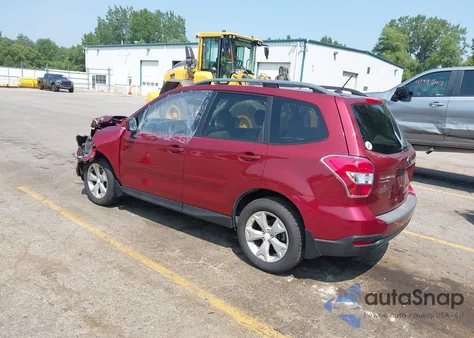 2015 Subaru Forester 2.5I Premium из США, поврежденный, VIN JF2SJAFC5FH415923